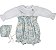 Jardineira Infantil Com Body Toile Du Jour Azul Roana - Imagem 3