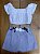 Cropped Com Saia Menina Margaridas Roana - Marinho - Imagem 2