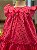 Vestido Infantil Rosas Laise Pink Roana - Imagem 3