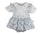 Jardineira com Body I Love Roses - Azul - Imagem 1
