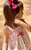 Conjunto Bata com Culote ou Short Flores Roana Rosa Estampado - Imagem 2