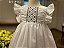 Vestido Infantil Zig-Zag Branco Roana - Imagem 3
