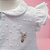 Vestido Infantil Batizado Renda Branco Roana - Imagem 2