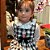 Vestido Infantil com Body Pipocando Alegria Roana - Imagem 3