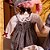 Jardineira com Body e Touca Joaninha Pied Poule - Imagem 2