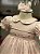 Vestido Infantil Bordado Flores Rosa Roana - Imagem 3