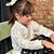 Conjunto Infantil de Moletom Feminino Pérolas e Strass Roana - Imagem 2