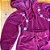 Conjunto Infantil Flor de Plush Marsala Roana - Imagem 4