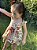 Conjunto Bata com Culote ou Short Florido Amarelo - Imagem 2