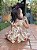 Conjunto Bata com Culote ou Short Florido Amarelo - Imagem 3