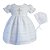 Vestido Infantil Cruz Meu Batizado Branco Roana - Imagem 1