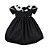 Vestido Gola com Detalhe Veludo - Imagem 1