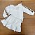 Conjunto Infantil de Moletom com Saia Feminino Fashion Off White Roana - Imagem 2