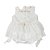 Conjunto Infantil Bata com Culote ou Short Eterna Elegância Off White Roana - Imagem 1