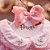 Vestido Infantil Botões de Flores Rosa Roana - Imagem 5