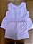 Conjunto Infantil Bata com Culote ou Short Botões de Flores com Renda Roana - Imagem 5