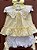 Conjunto Infantil Bata com Culote ou Short Gola Rechilieu Amarela Roana - Imagem 4