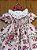 Vestido Infantil Princesa Caroline Rosa Roana - Imagem 3