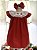 Vestido Infantil Raglan Presente Luz de Natal Vermelho Roana - Imagem 4