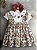Vestido Infantil Presente Luz de Natal Estampado Roana - Imagem 2