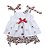 Conjunto Infantil Bata com Culote ou Short Presente Luz de Natal Estampado Roana - Imagem 1
