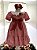 Vestido Infantil Docinho Luz de Natal Xadrez Roana - Imagem 2