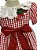 Vestido Infantil Docinho Luz de Natal Xadrez Roana - Imagem 3