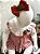 Conjunto Bata com Culote ou Short Docinho Luz de Natal - Xadrez - Imagem 3