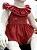 Pimpao Infantil Cavado Chapeuzinho Natal Vermelho Roana - Imagem 8