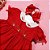 Vestido Infantil Luxo Festa Chapeuzinho Vermelho Roana - Imagem 6