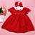 Vestido Infantil Luxo Festa Chapeuzinho Vermelho Roana - Imagem 5