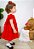 Vestido Infantil Luxo Festa Chapeuzinho Vermelho Roana - Imagem 2