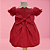 Vestido Infantil Luxo Festa Chapeuzinho Vermelho Roana - Imagem 12