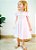 Vestido Infantil Pétalas do Meu Jardim Rosa Roana - Imagem 4