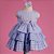 Vestido Infantil Algodão Doce Babados Azul Roana - Imagem 1