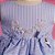 Vestido Infantil Algodão Doce Babados Azul Roana - Imagem 2