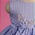 Vestido Infantil Algodão Doce Babados Azul Roana - Imagem 3