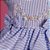 Vestido Infantil Algodão Doce Babados Azul Roana - Imagem 5