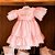 Vestido Infantil Pétalas do Meu Jardim com Rendas Rosa Roana - Imagem 1