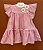 Vestido Infantil Meu Doce Crochê Rosa Roana - Imagem 2