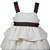 Vestido Infantil Pequenos Luxos Estilo Gucci Marfim Roana - Imagem 3
