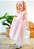 Vestido Infantil Ballerina Rosa Roana - Imagem 1