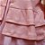 Casaco Infantil Ballerina Canelado Tricot Flanelato Rosa Seco Roana - Imagem 4