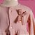 Casaco Infantil Ballerina Canelado Tricot Flanelato Rosa Seco Roana - Imagem 3