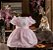 Vestido Infantil Fofura de Páscoa Rosa Roana - Imagem 5