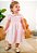 Vestido Infantil Luxo Ballerina Rosa Seco Roana - Imagem 1