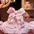 Vestido Infantil Rosa Luxo Mimos e Rendas Roana - Imagem 8