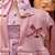 Vestido Infantil Rosa Luxo Mimos e Rendas Roana - Imagem 9