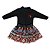 Conjunto Infantil Blusa com Saia Preto Contos Andinos Roana - Imagem 6