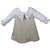 Vestido Infantil Dourado com Blusa Bordada Grid de Amor Roana - Imagem 6